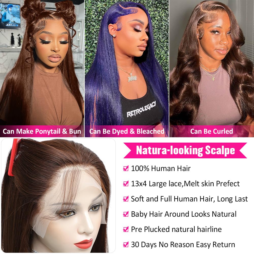 Hermosa glueless cap with adjustable straps and four combs for secure fit.