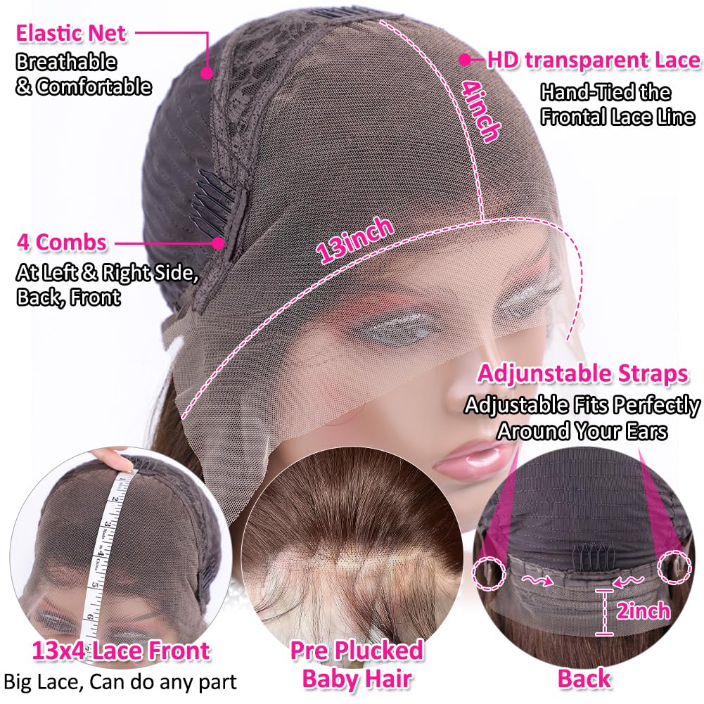Hermosa straight 28-inch hair for versatile styling and long-lasting wear.