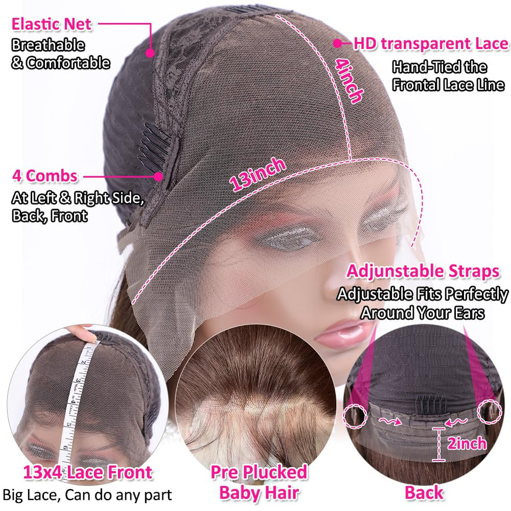 Hermosa straight 28-inch hair for versatile styling and long-lasting wear.