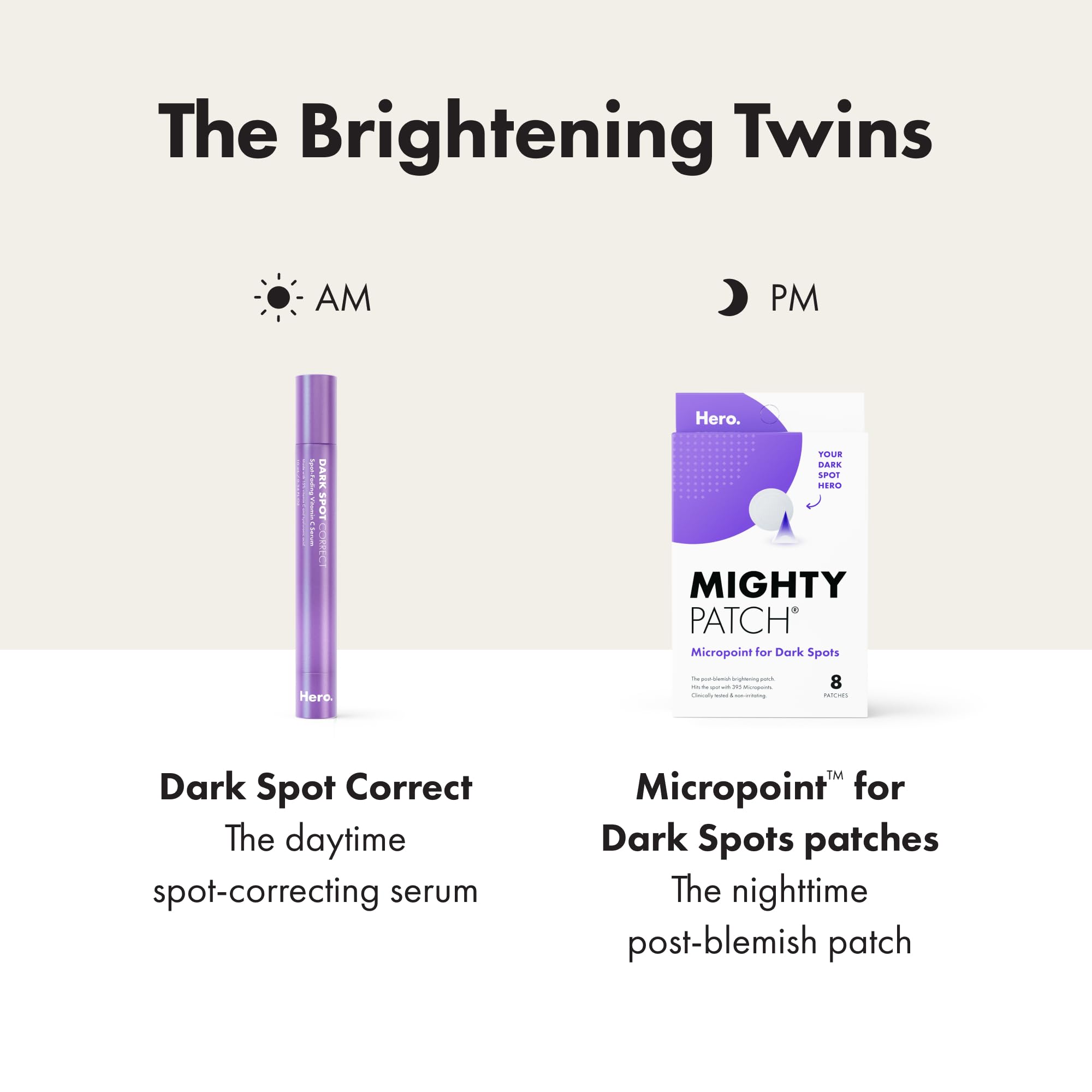 Hero Cosmetics Dark Spot Correct on-skin application fits into busy skincare routines.
