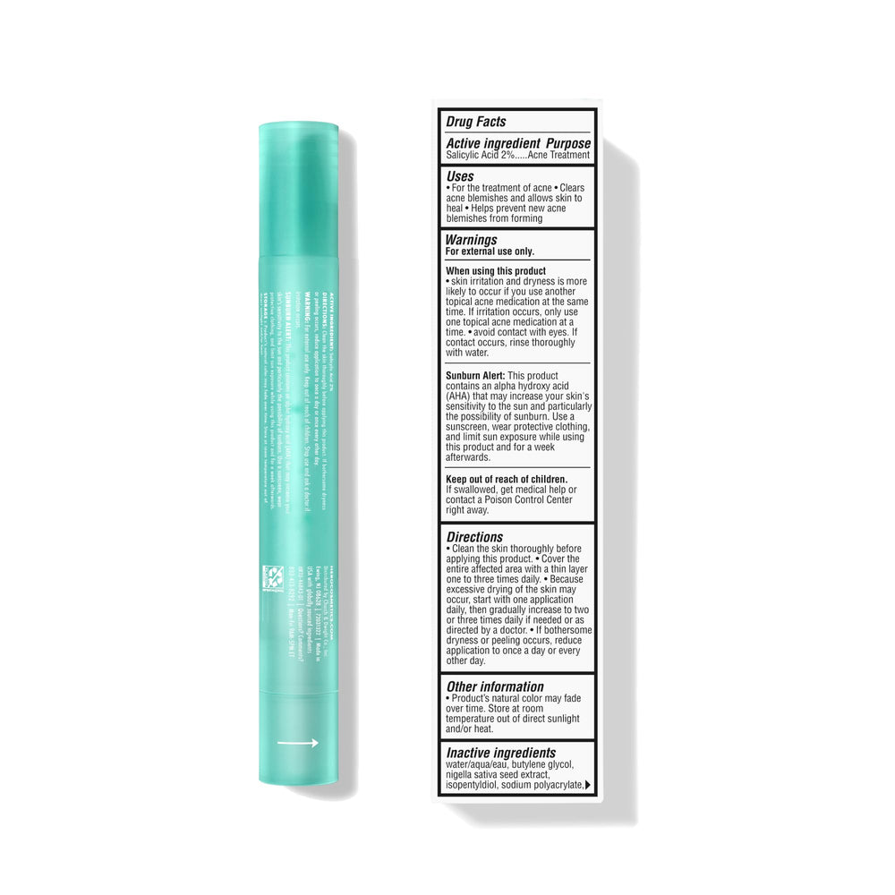 Precise twist mechanism on Hero Cosmetics Pimple Correct Pen for targeted application.
