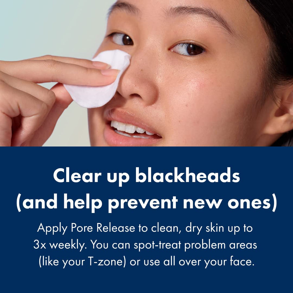Hero Cosmetics Pore Release applying on skin for refreshed, balanced tone