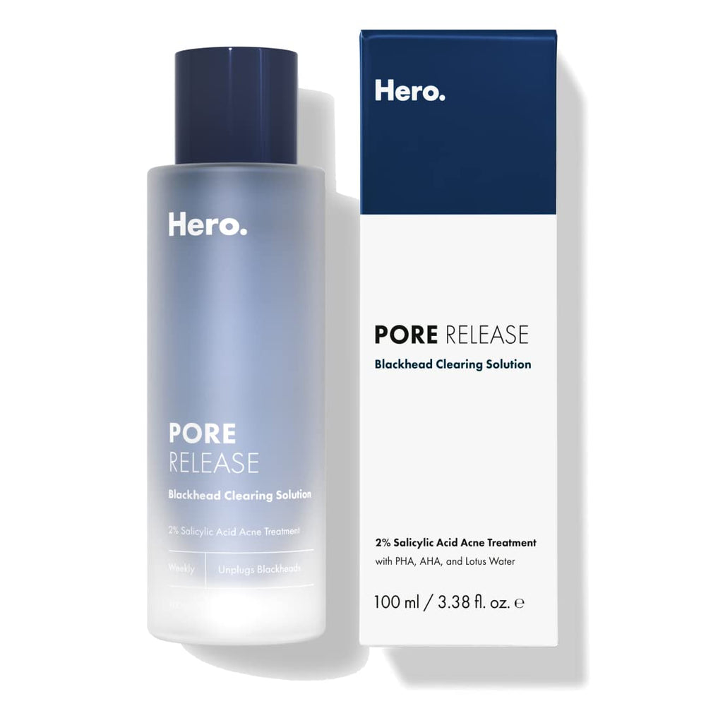 Hero Cosmetics Pore Release bottle front for daily exfoliation and clear pores