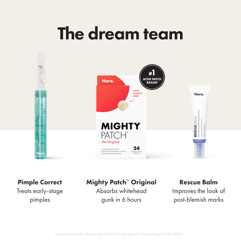 Hero Cosmetics Rescue Balm cap and jar reveal a compact design for busy routines