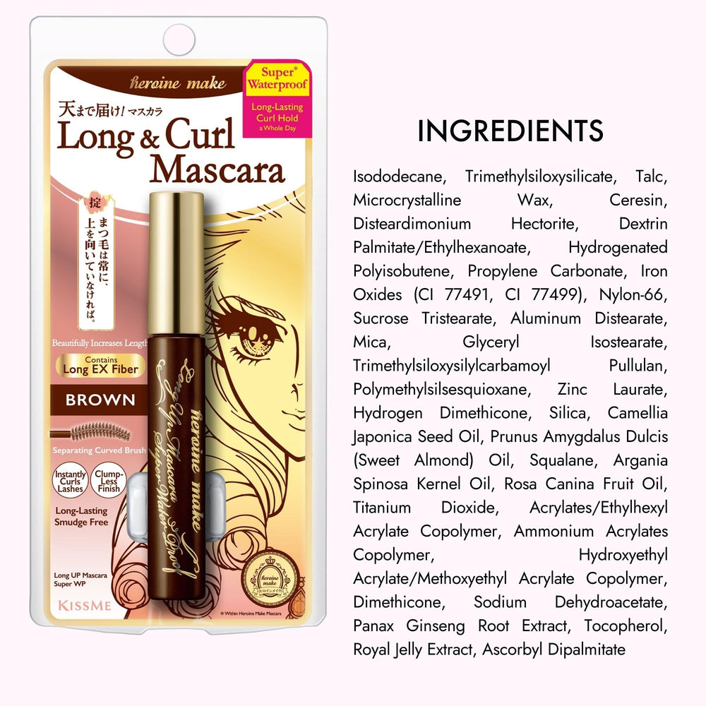 Made in Japan for premium quality Heroine Make mascara.