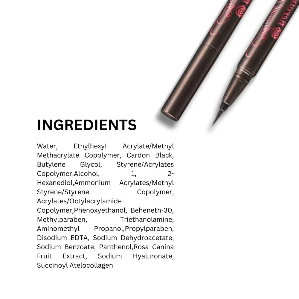Heroine Make cat-eye look with sharp edges.