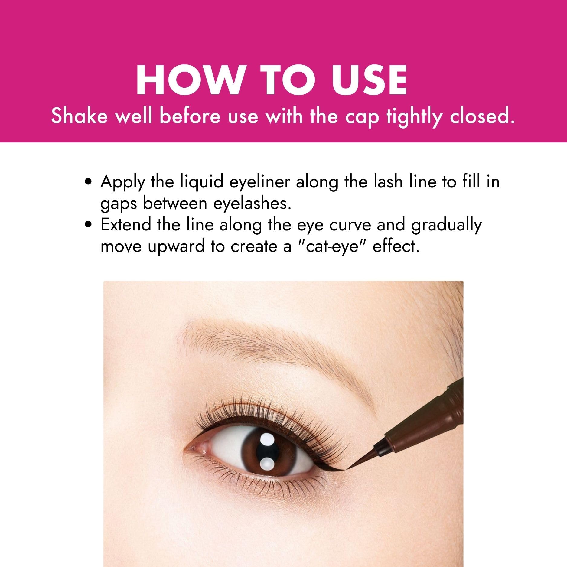 Heroine Make easy removal with warm water for gentle cleansing.