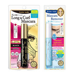 Heroine Make waterproof mascara bottle front showing volume and defined lashes for day wear