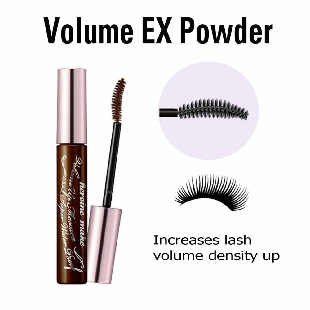 Heroine Make long-lasting mascara hold from morning to night.