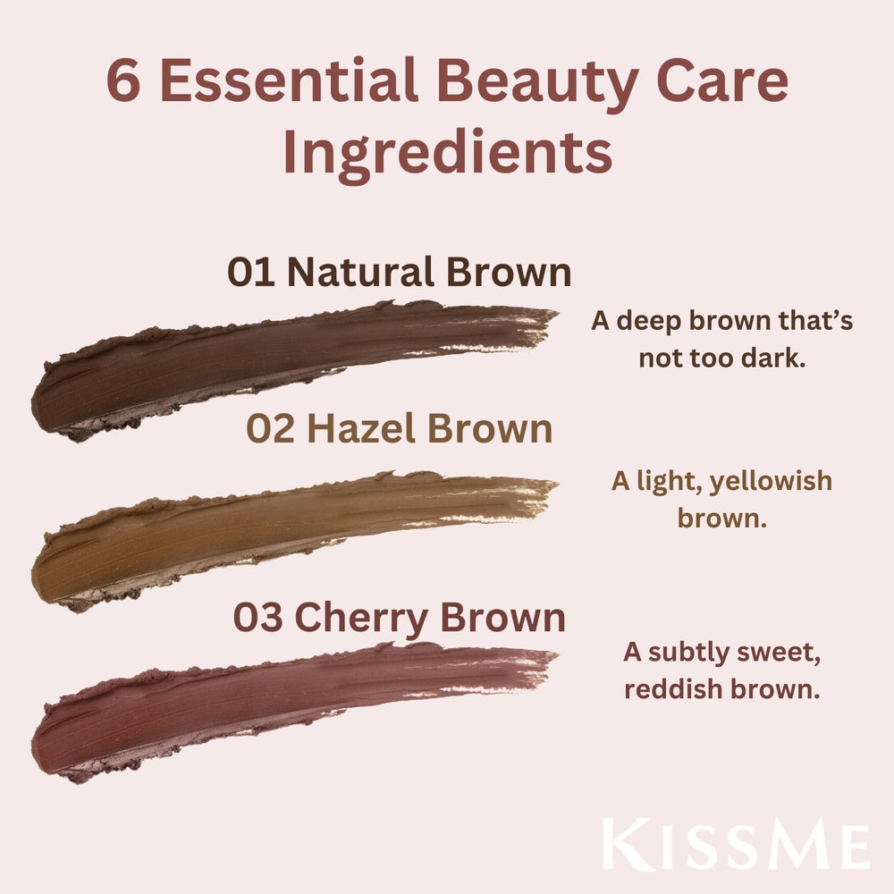 Heroine Make Rose Brown is gentle on sensitive eyes for everyday use.