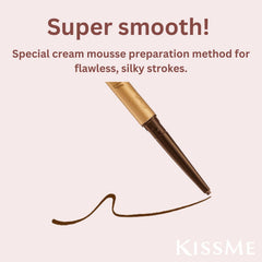 Heroine Make Rose Brown waterproof glide creates seamless eye lines.