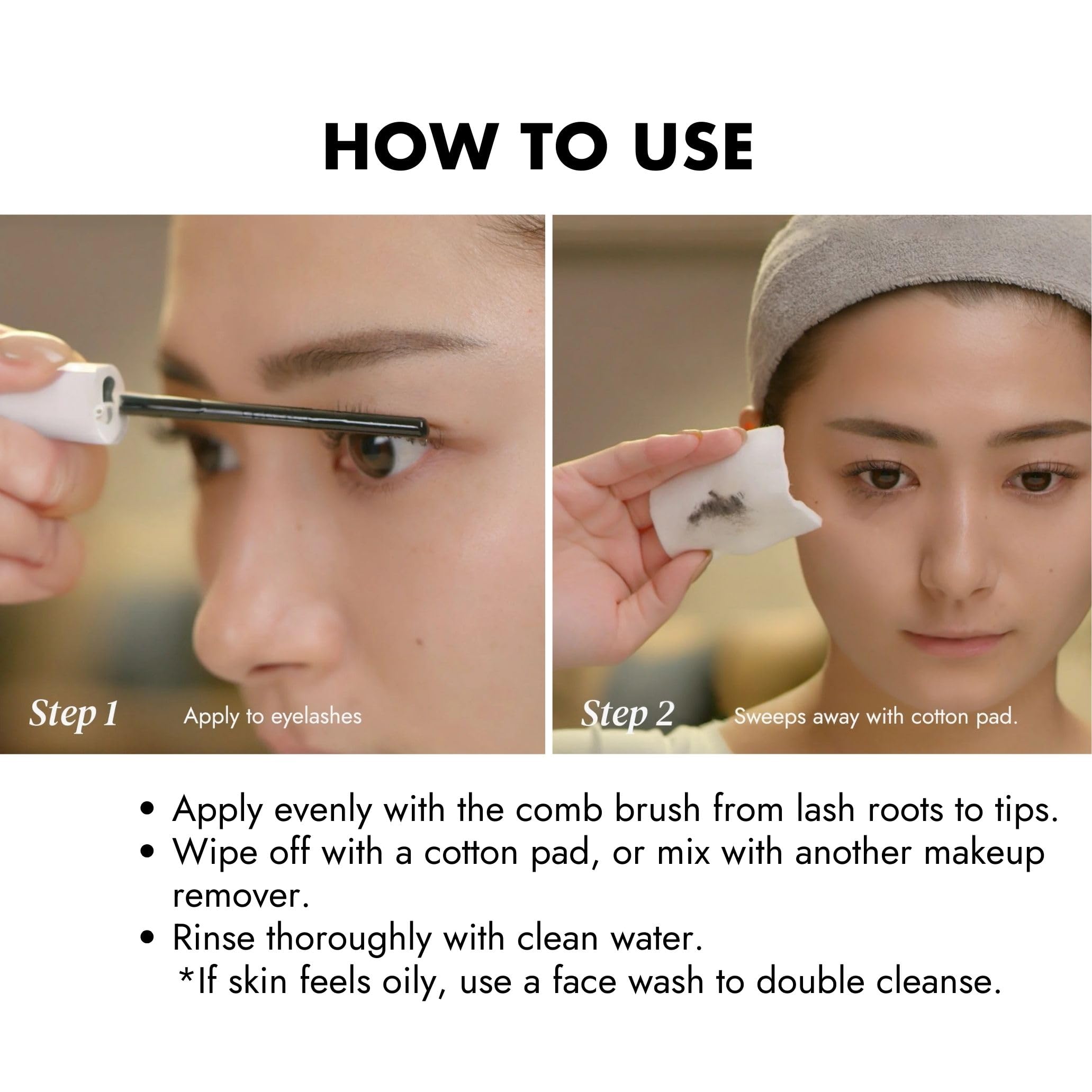 Hypoallergenic, fragrance-free remover designed for sensitive eyes