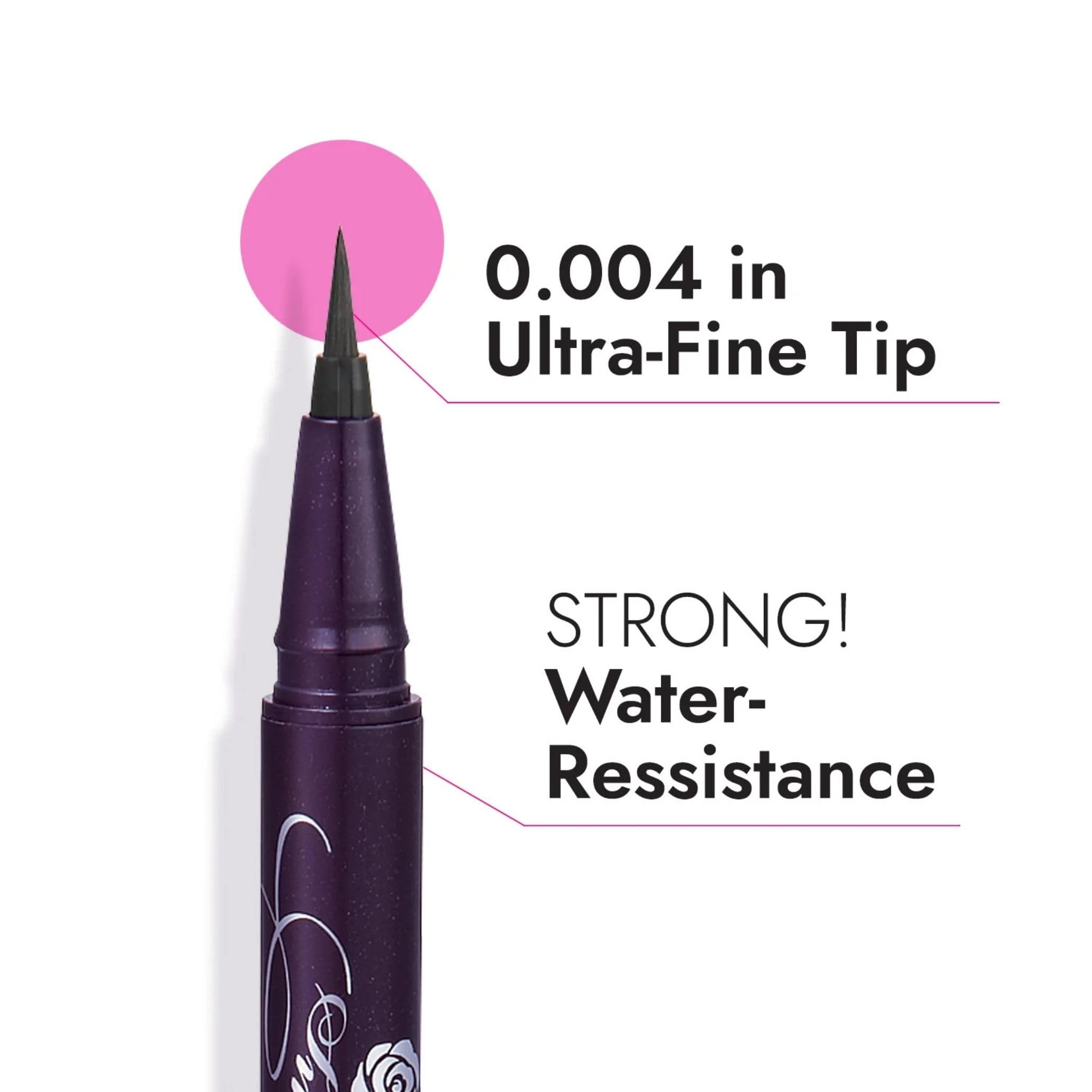Heroine Make waterproof eyeliner ensures long-wear performance throughout the day.