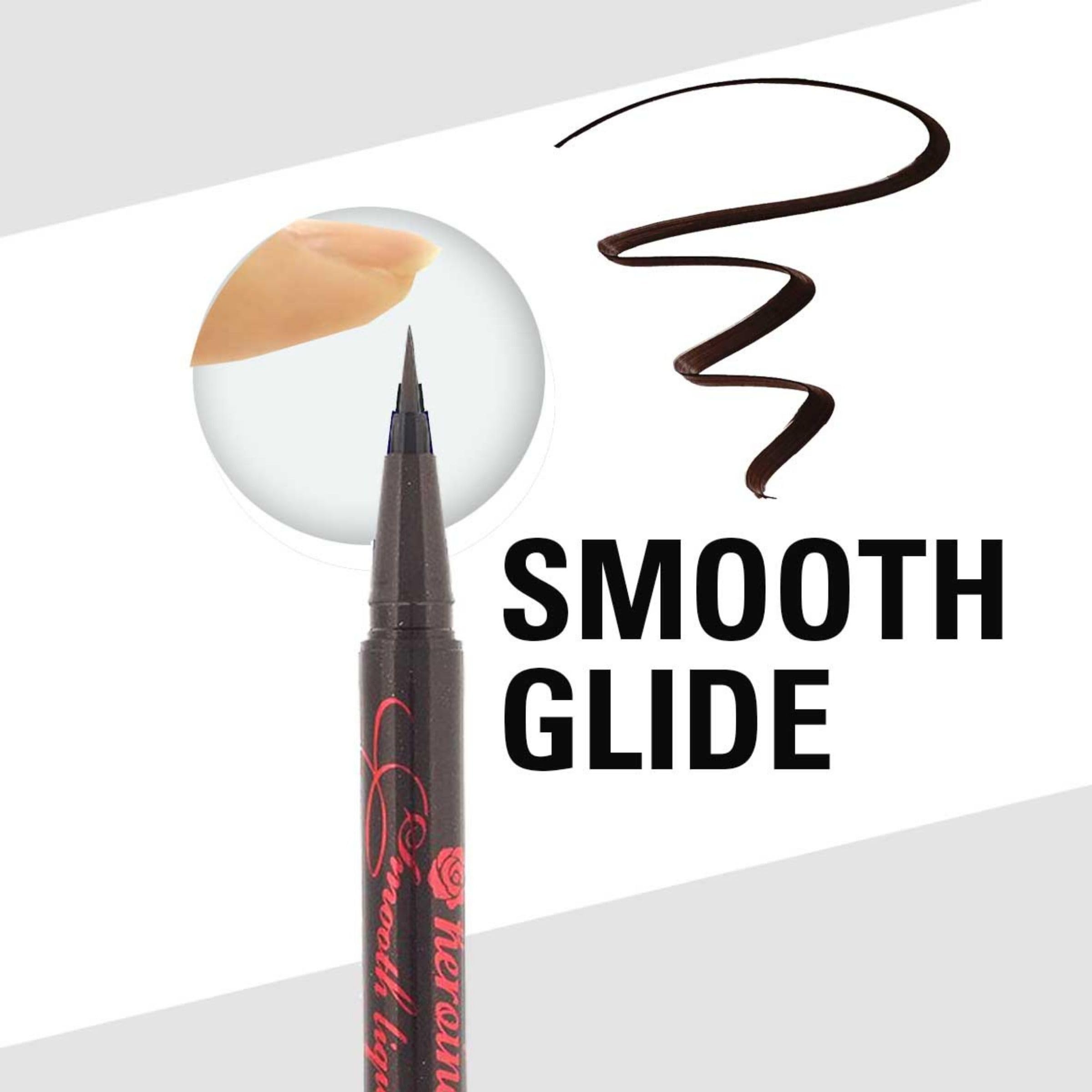 Heroine Make waterproof liner delivers long wear in humidity.