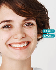 HeroLabs patch applied on multiple skin tones, inclusive solution for blemish coverage.