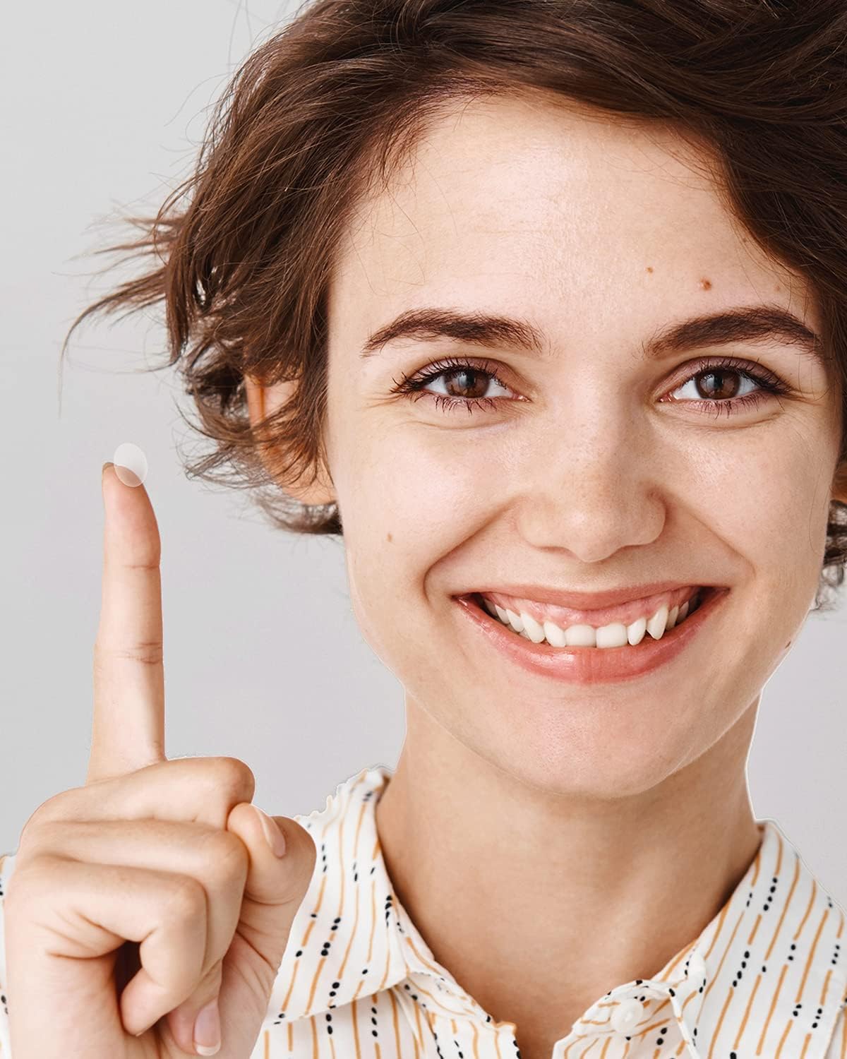 HeroLabs patches in two sizes for big or small pimples, worn daily