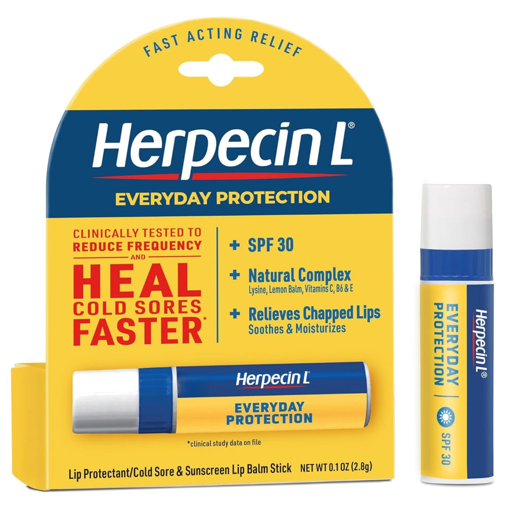 Herpecin-L HL lip protectant packaging for on the go sun and moisture protection