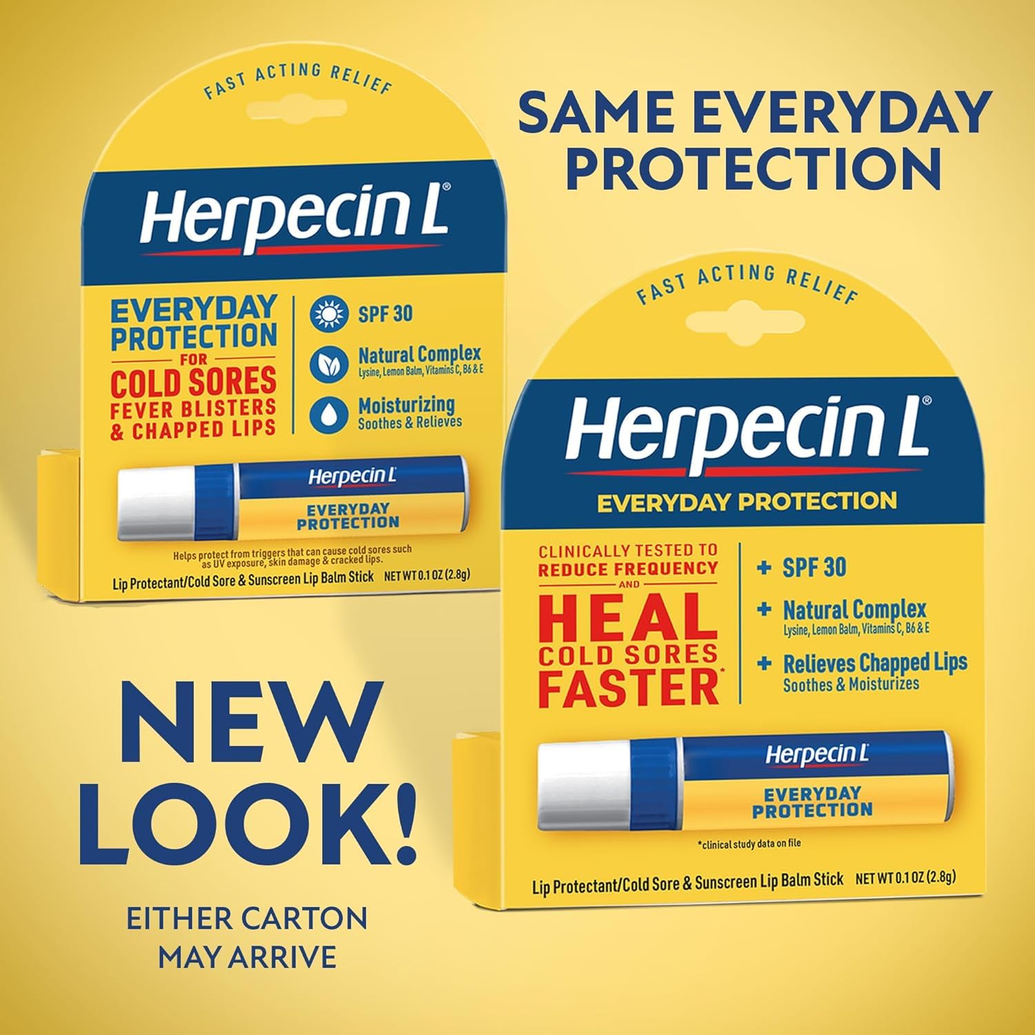 Applying Herpecin L lip protectant SPF 30 for moisture boost on lips