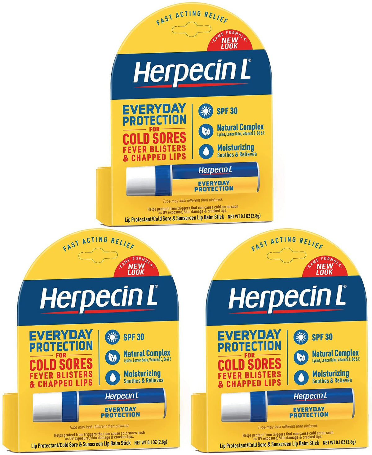 Herpecin-L lip protectant SPF 30 front view for daily lip protection.
