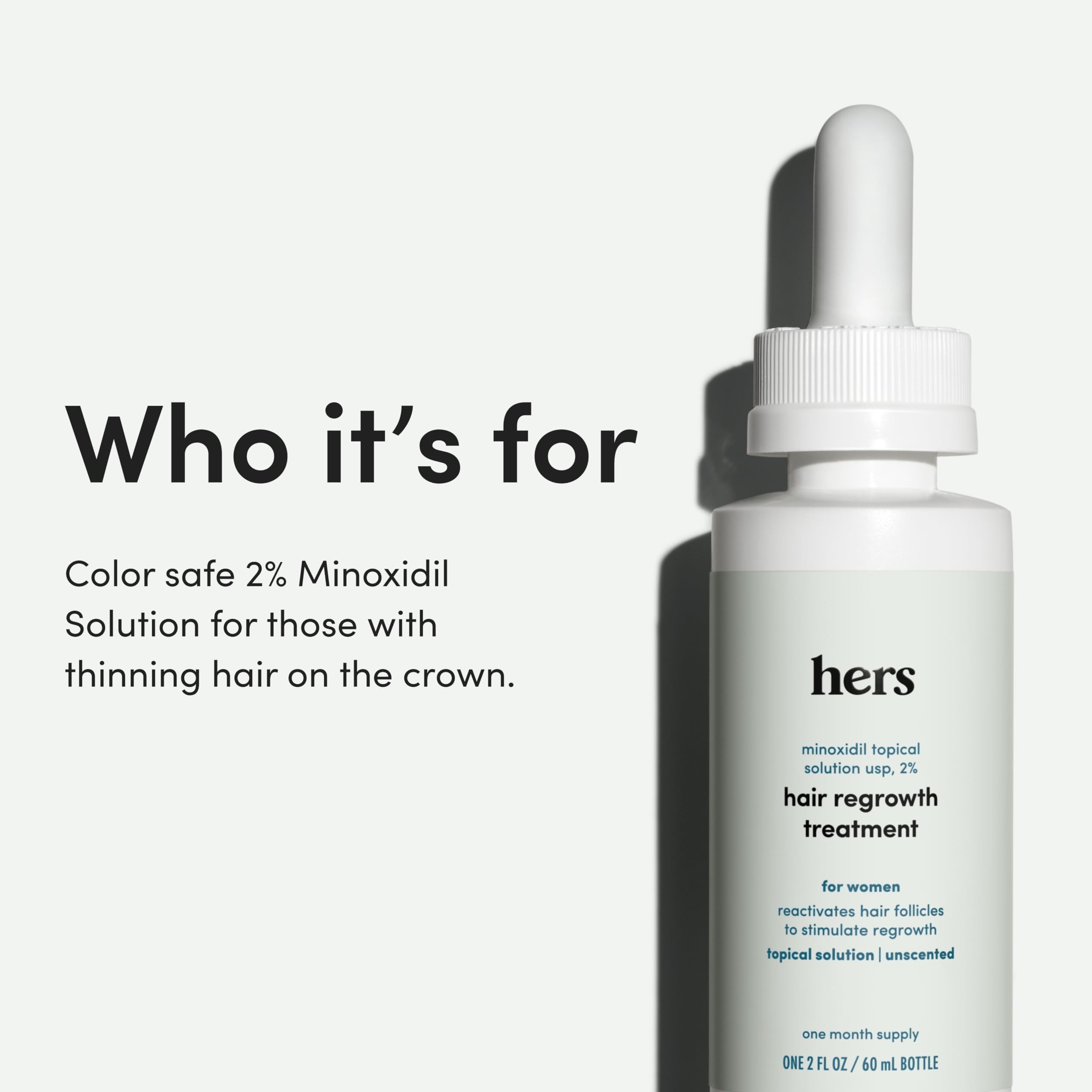 hers unscented formula is suitable for sensitive users during routine care