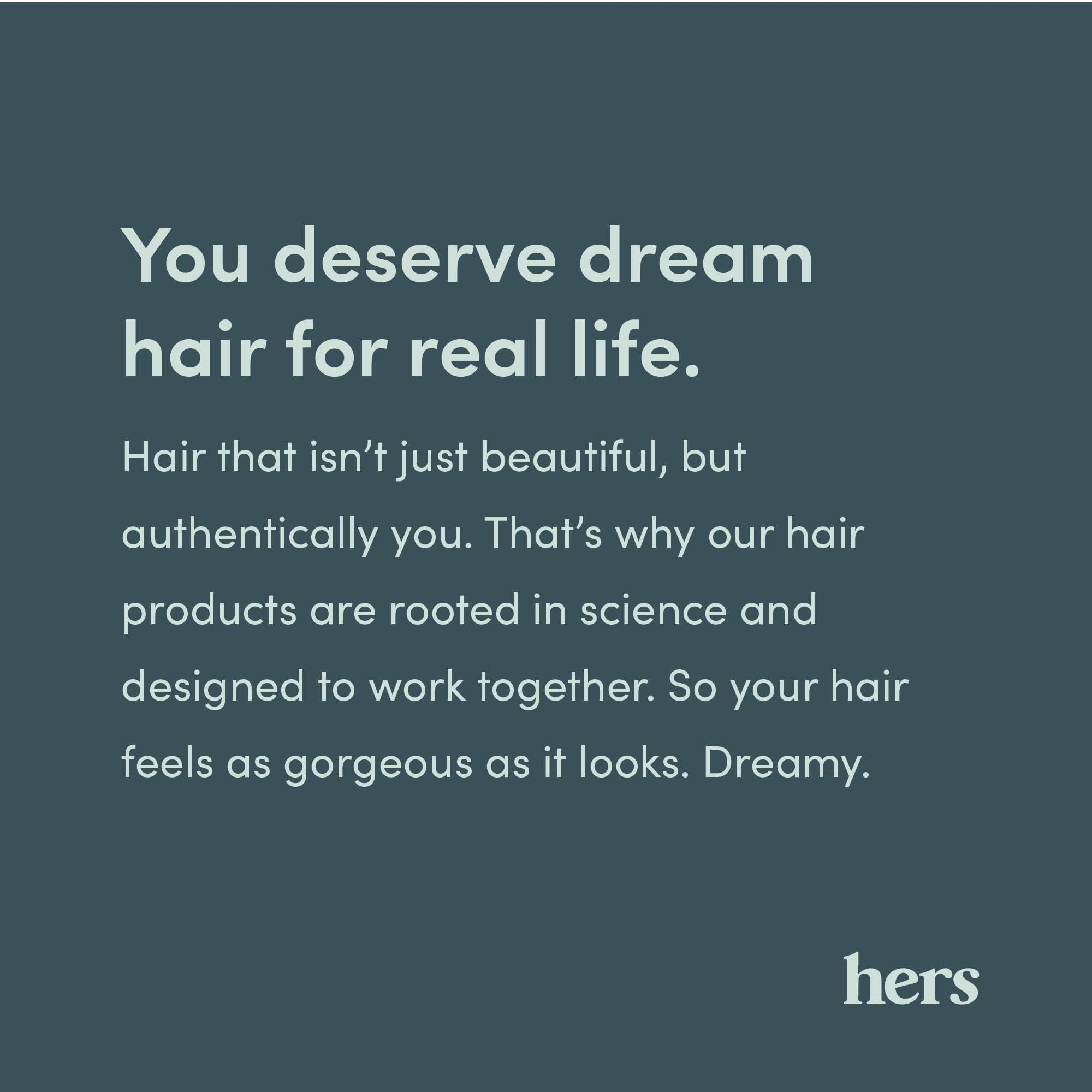 Hers Triple Threat label color-safe, suitable for color-treated hair