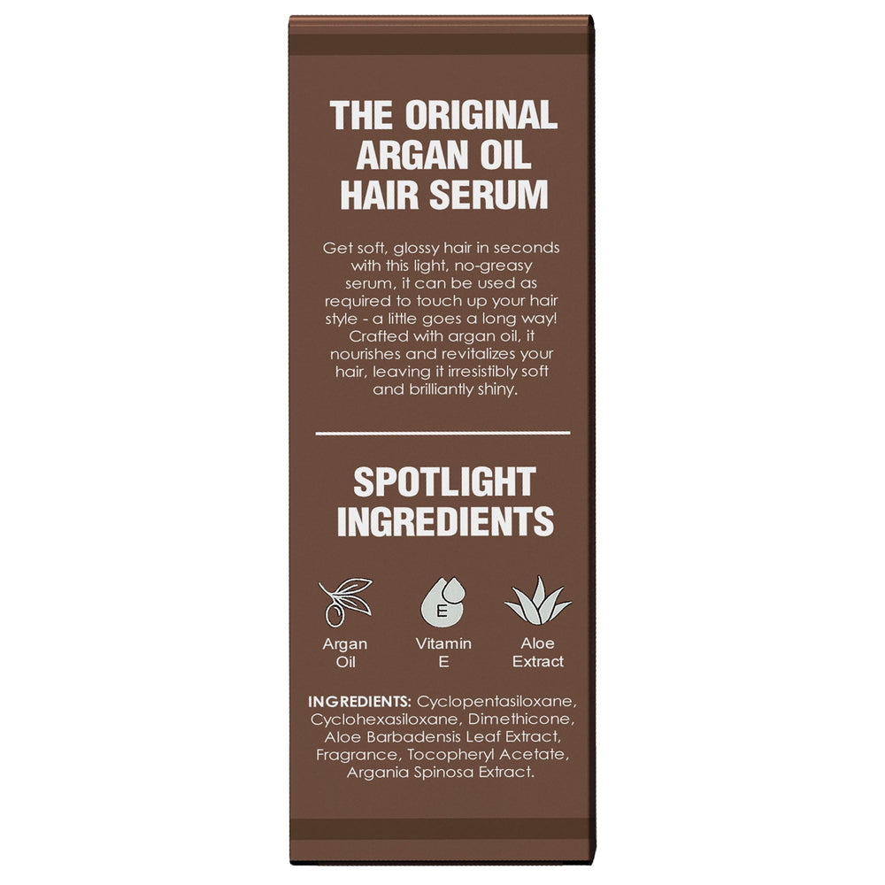 HerStyler Advanced Argan Oil Hair Serum shine for glossy strands.