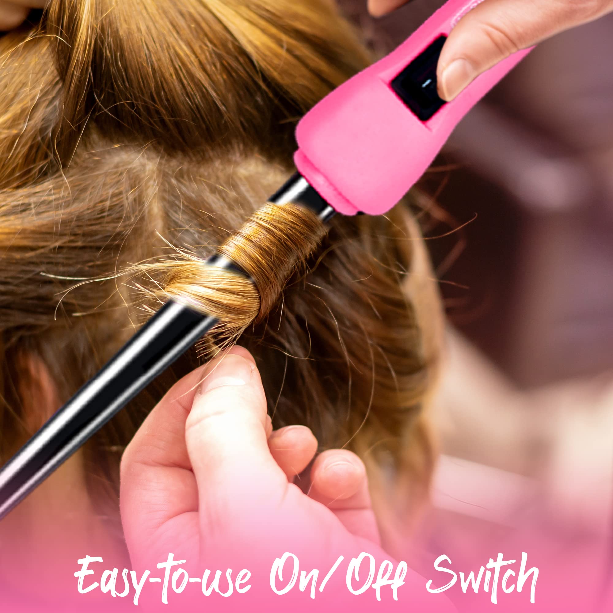 Herstyler Baby Curls wand half-inch barrel enables classic tight curls