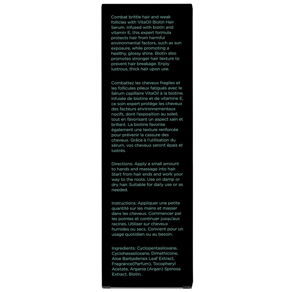 HerStyler Biotin Hair Serum applying to scalp for even distribution