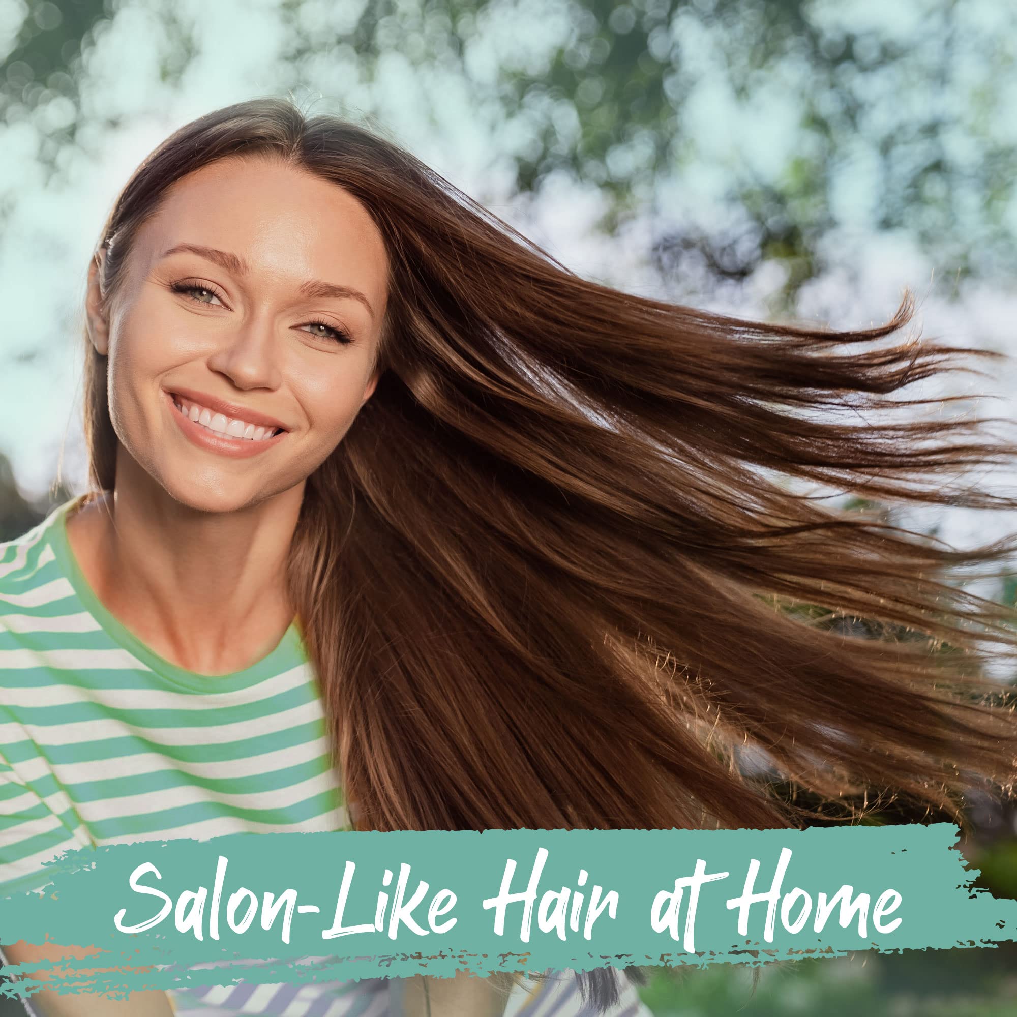 HerStyler Biotin Hair Serum helps protect against styling heat
