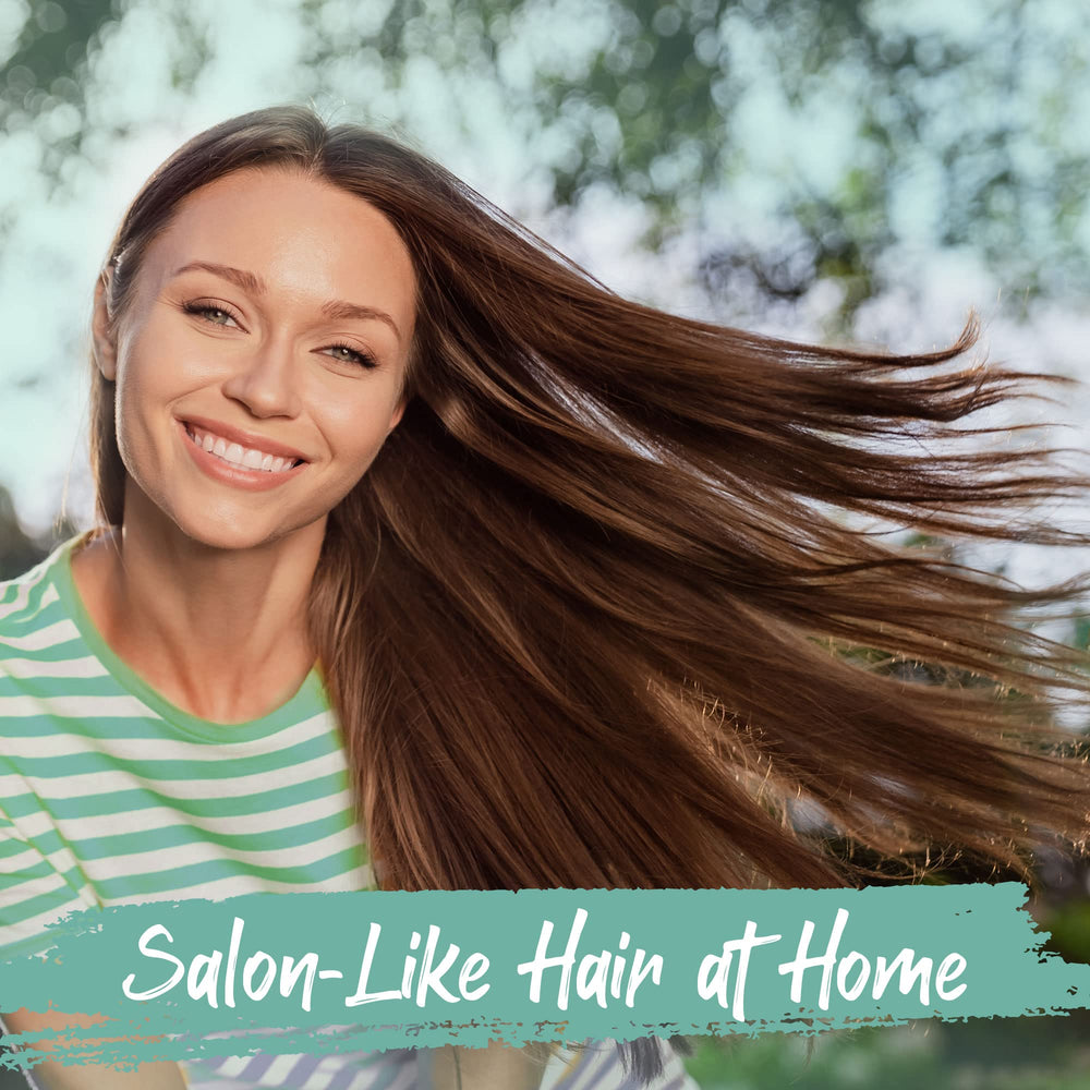 HerStyler Biotin Hair Serum helps protect against styling heat