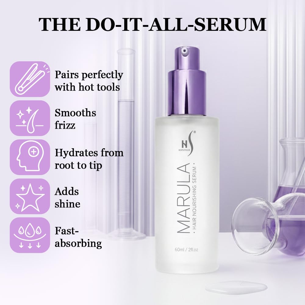 HerStyler Marula Oil Hair Serum non-greasy texture
