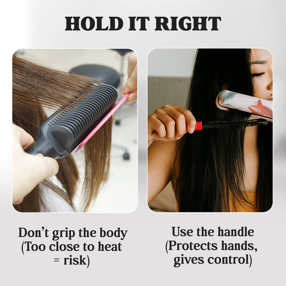HerStyler quick-trim support allows tidy ends between sessions.