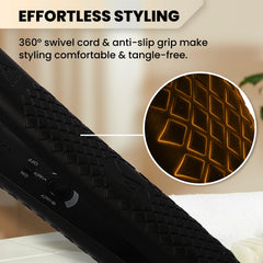 Herstyler Superstyler Onyx Ceramic Flat Iron dual voltage ready for travel