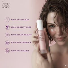 Cream swirl of Hey Honey Boost It Up highlighting silky texture and quick absorption.