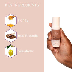 Hey Honey Trick and Treat CC² Cream bottle emphasizes SPF 46 sun protection for skincare.