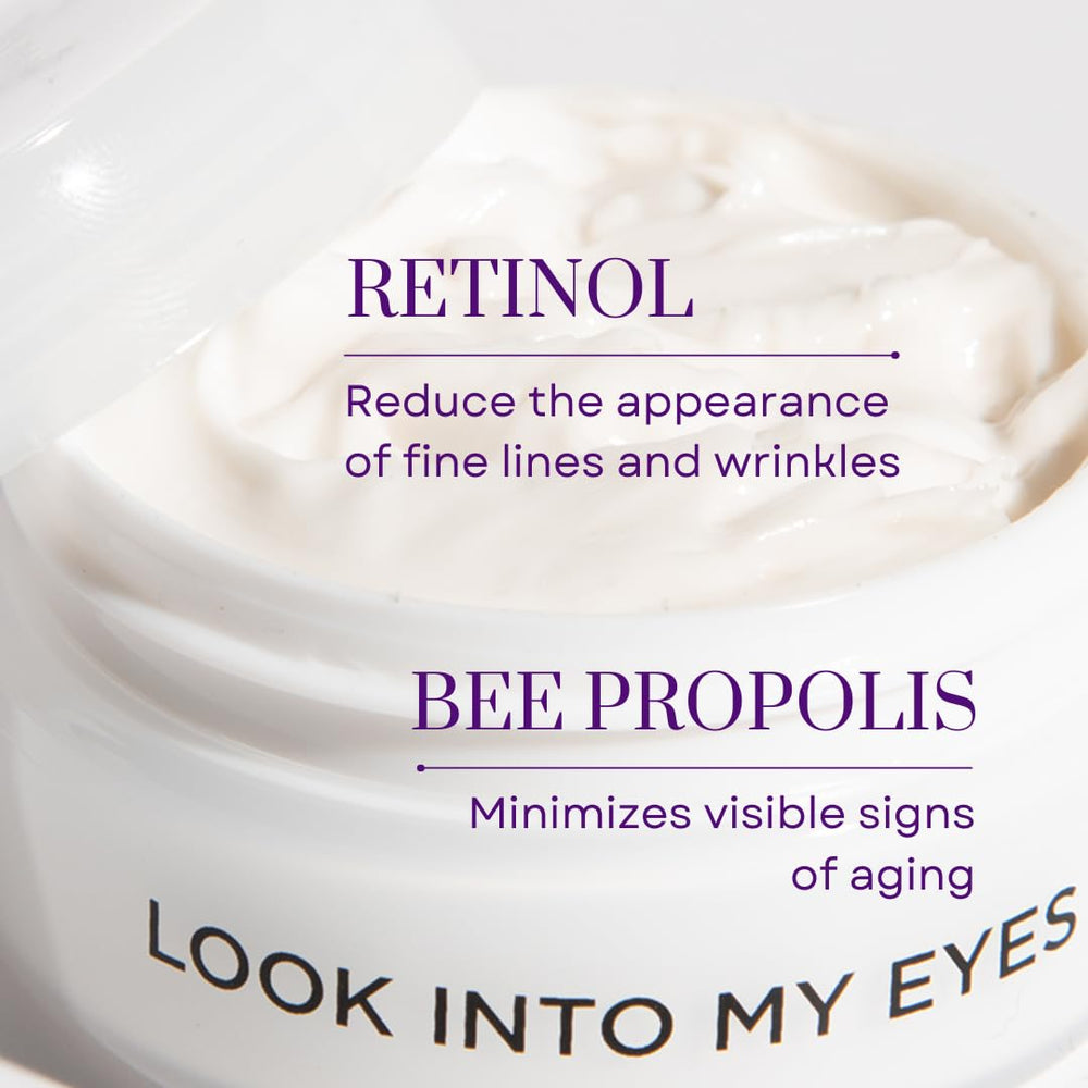 Hey Honey Look Into My Eyes swatch shows soothing texture and hydration-ready formula