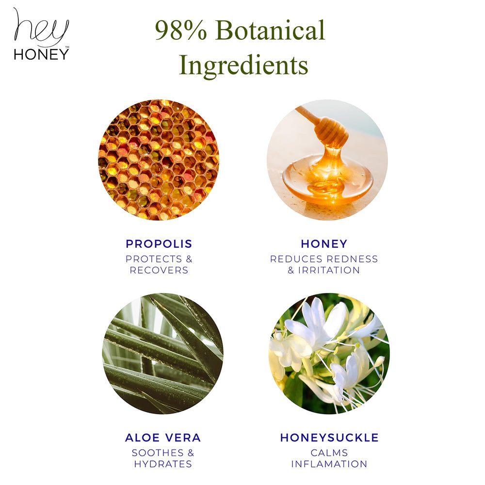Hey Honey Relax daily routine photo pairs with makeup or sunscreen