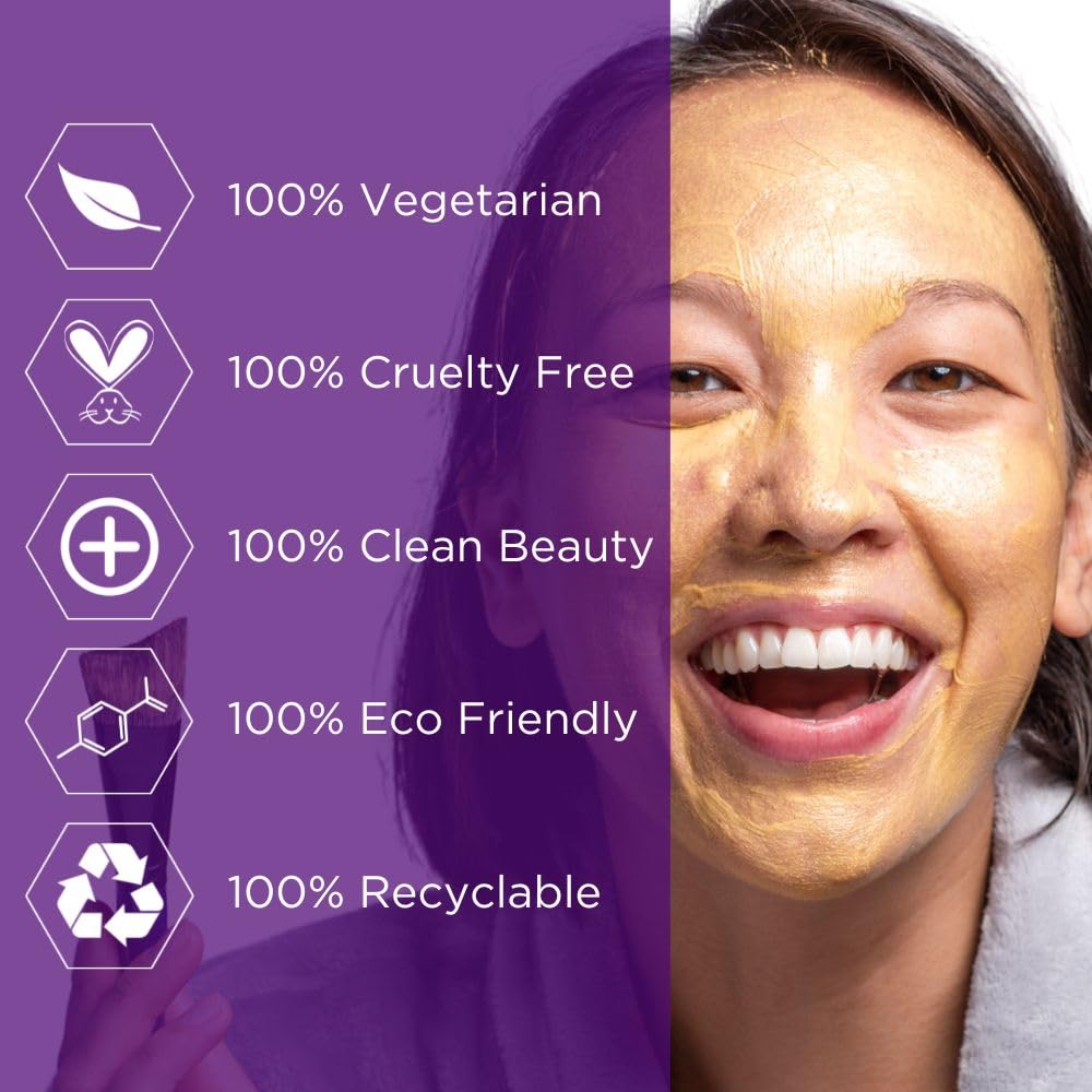 Hey Honey Show Your Glow mask enriched with shea butter for nourishment.