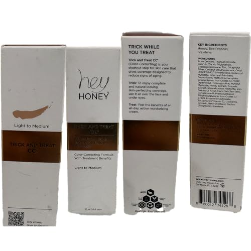 Hey Honey Trick & Treat Concealer light-to-medium shade blends evenly.