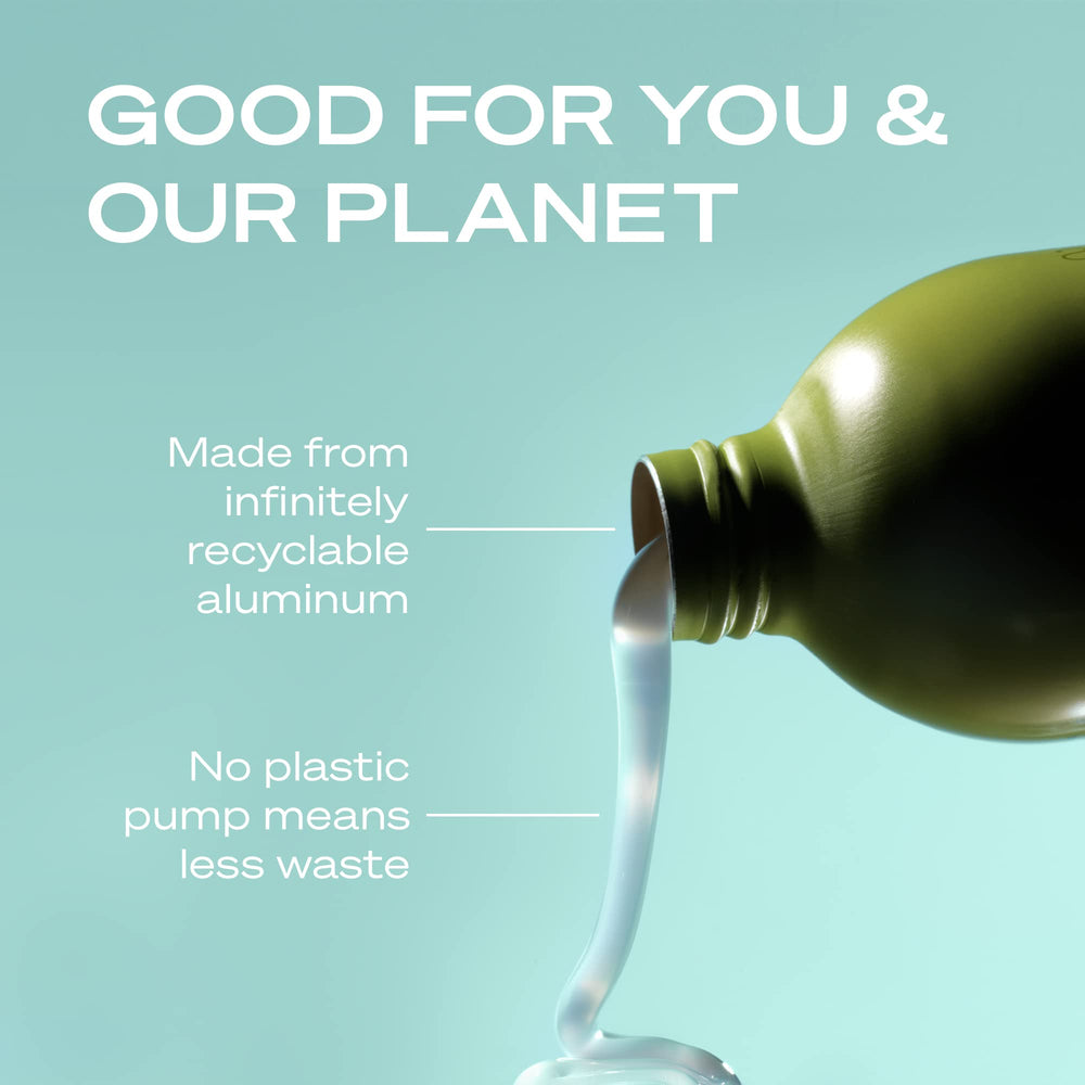 HEY HUMANS Apple Matcha packaging exterior emphasizes recyclable aluminum design