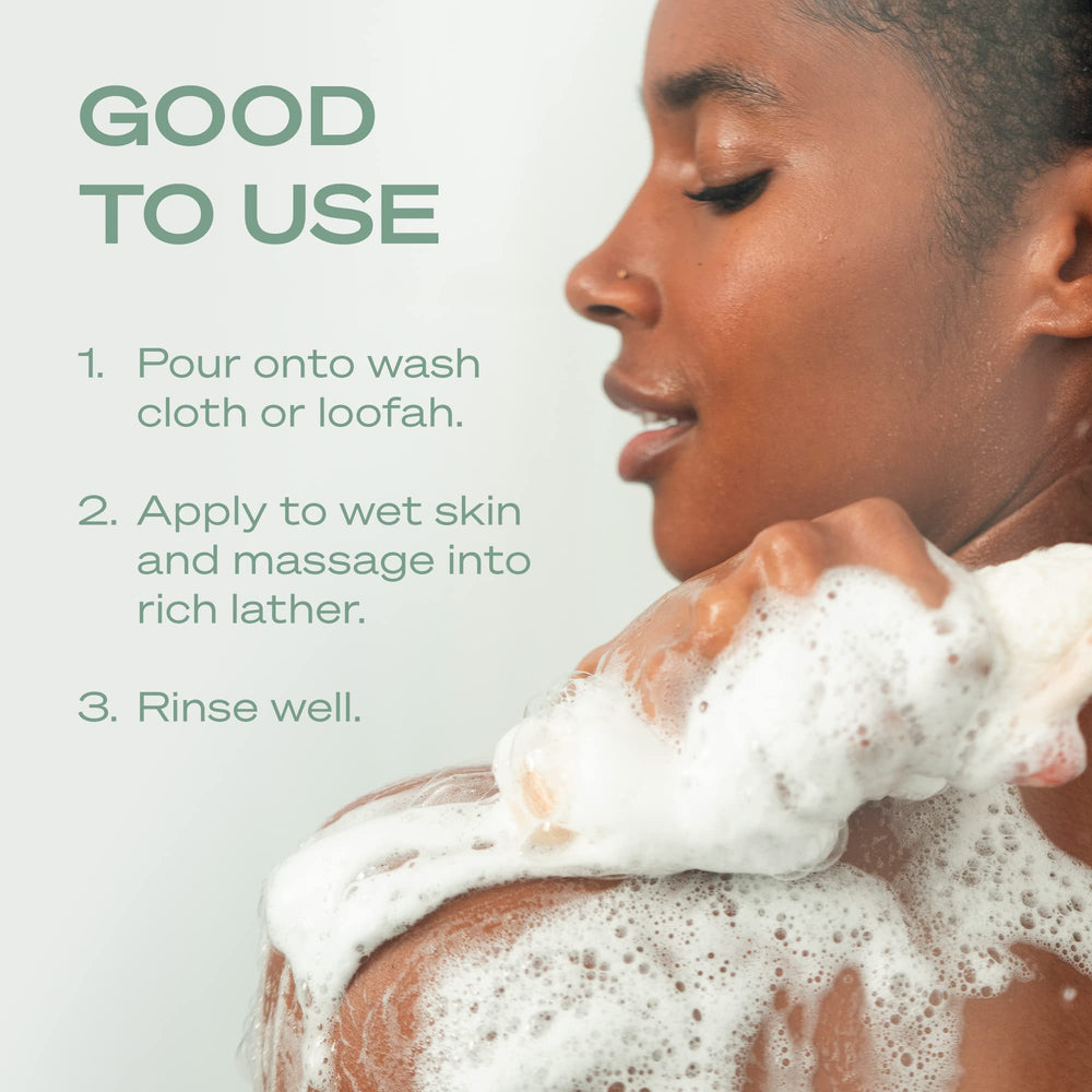 HEY HUMANS Apple Matcha skin application demonstrates gentle cleansing