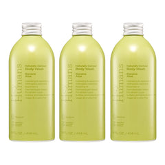 Hey Humans Banana Aloe Body Wash bottle shows refreshing plant-based cleanse for all skin types.