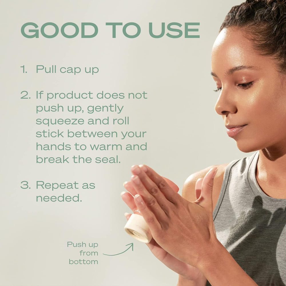 Hey Humans deodorant cruelty-free symbol and sustainable packaging close-up
