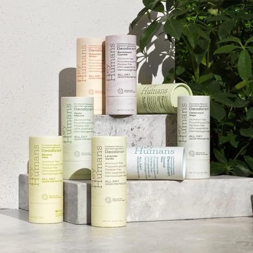 Hey Humans cucumber kiwi deodorant application swatch highlighting smooth, skin-friendly texture