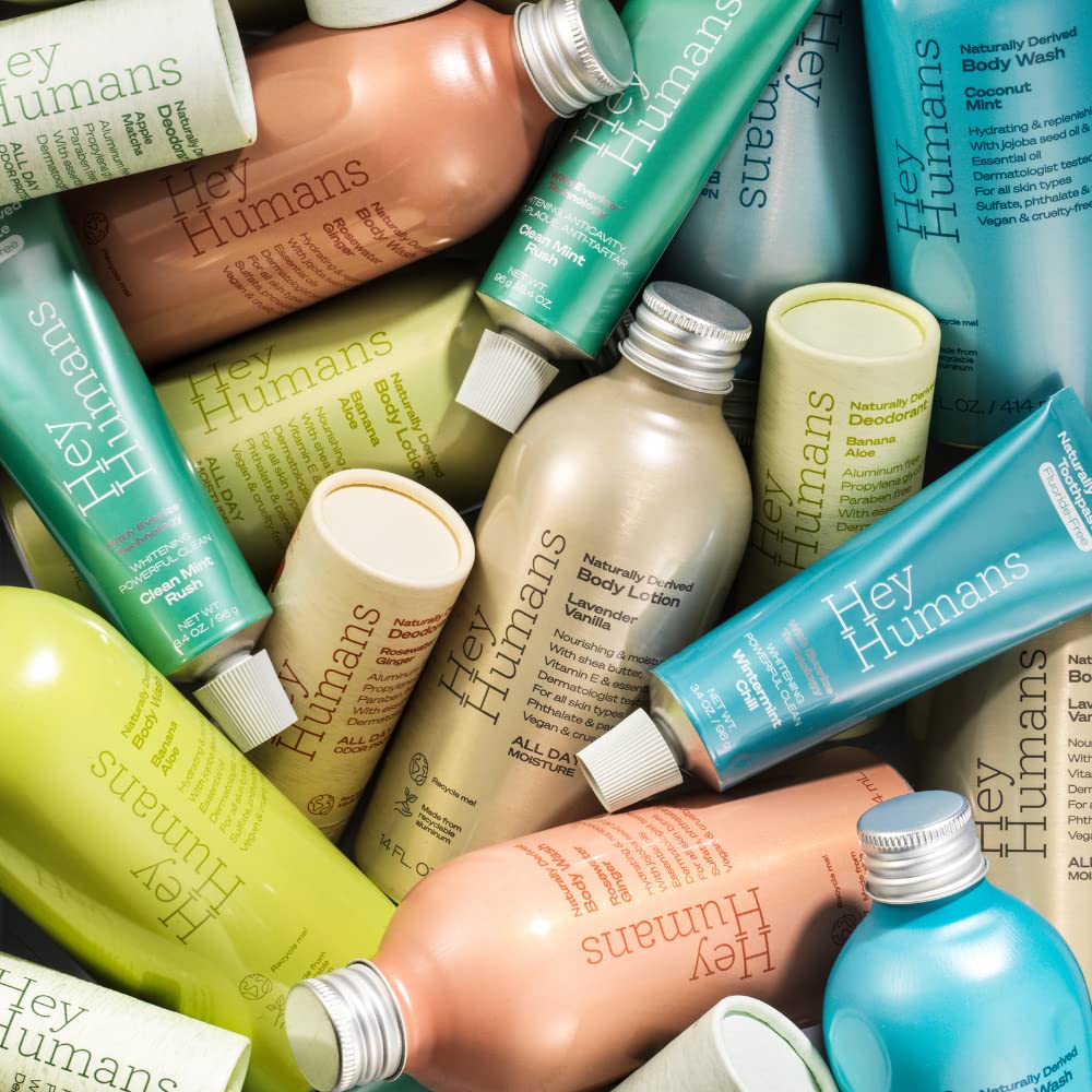 Close-up of smooth glide and absorption with arrowroot powder for comfortable dryness