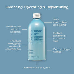 Hey Humans lavender vanilla note closeup emphasizes relaxing fragrance notes.