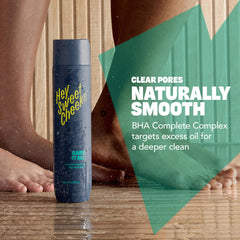 Hey Sweet Cheeks BHA bottle pump for easy daily cleansing