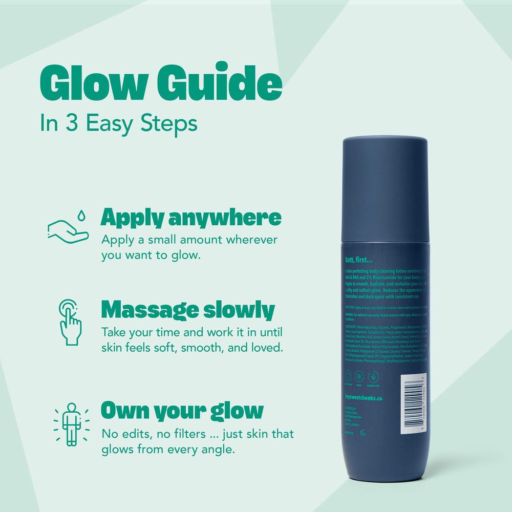 Hey Sweet Cheeks Cruelty-Free, Vegan-Friendly packaging supports ethical glow.