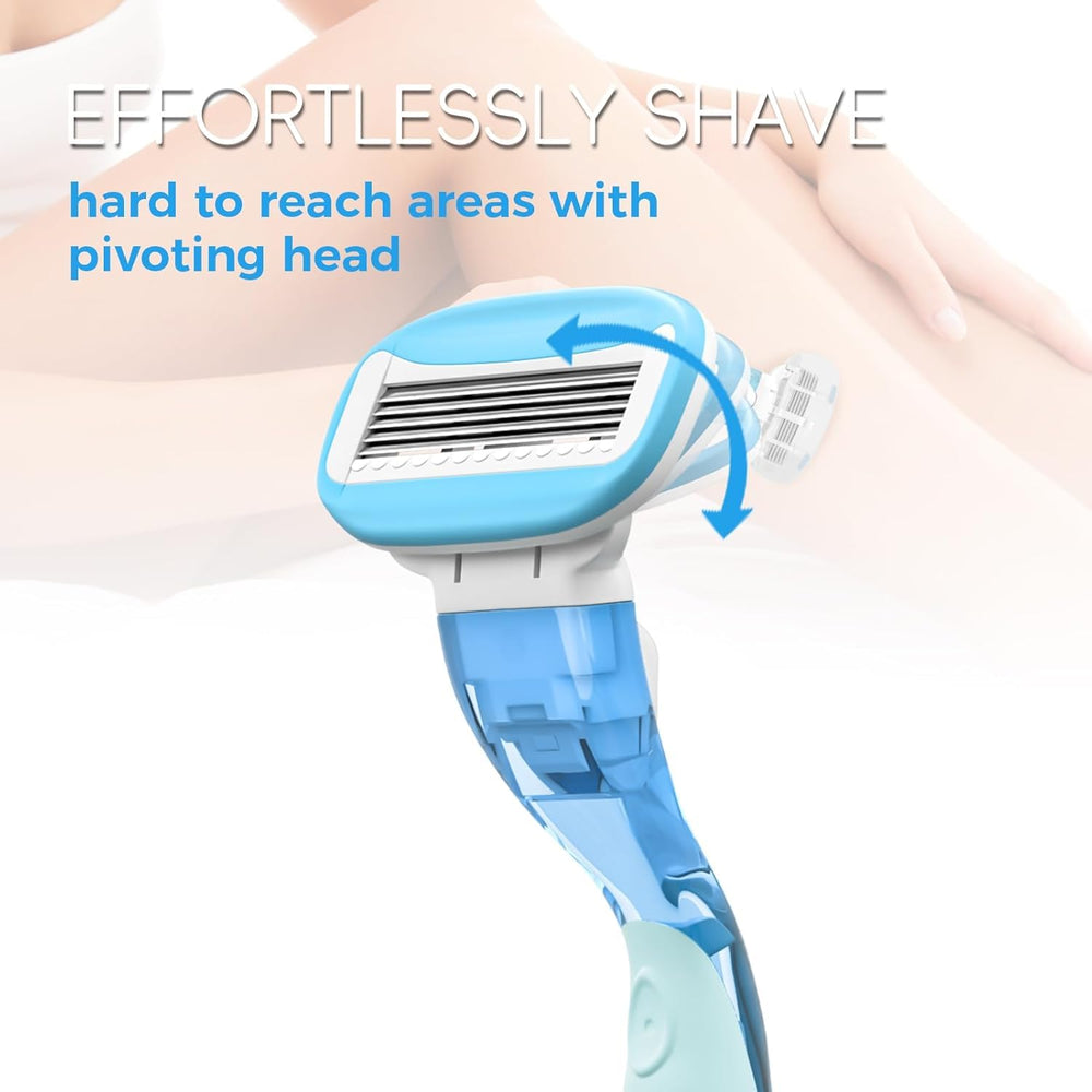 HEYAXA non-slip handle grip during shaving in wet conditions