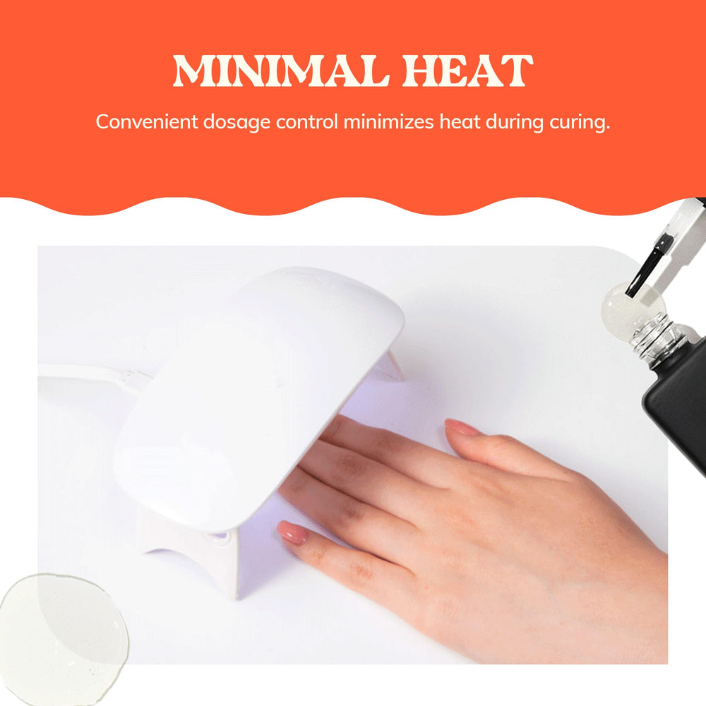 Heyhae Glazed Top Gel delivers salon-quality nails at home with high shine.